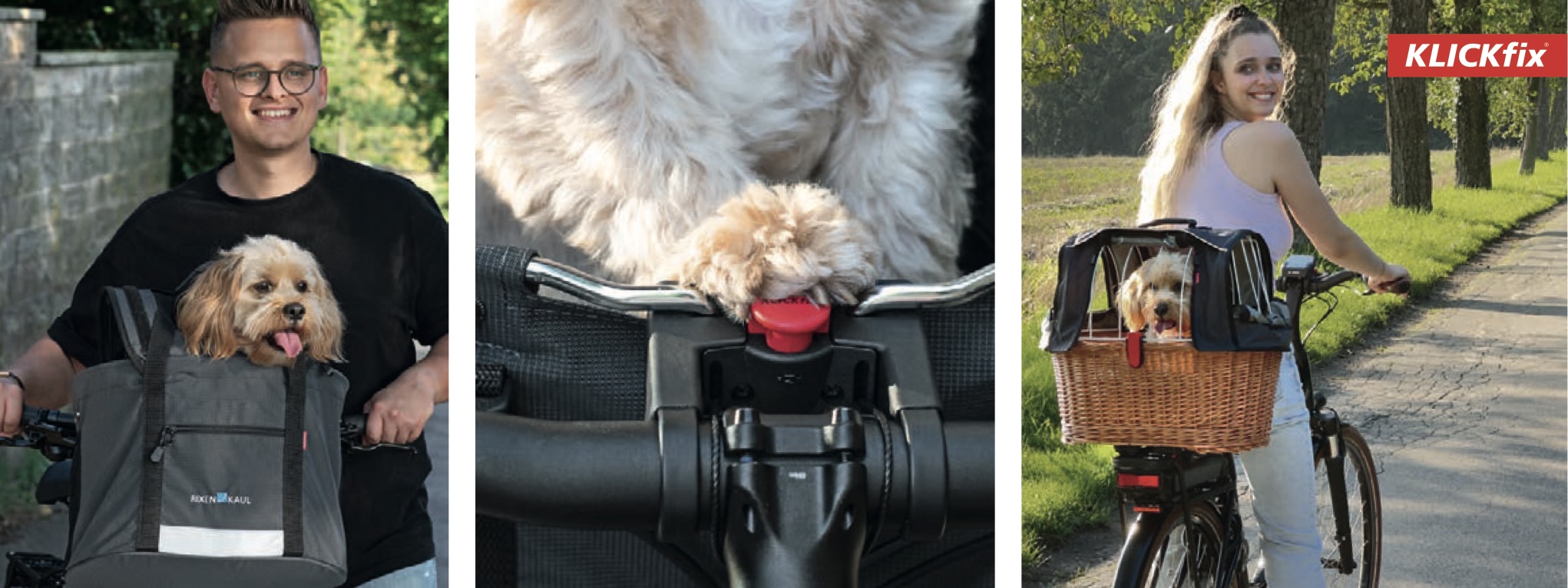 Cykelkurv til hund med Klickfix montering – sikker transport af kæledyr på cykel